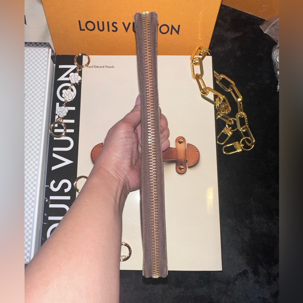 🔷LAST CALL🔷 Louis Vuitton Monogram De Voyage Travel Organizer Zippy Wallet - Picture 4 of 15
